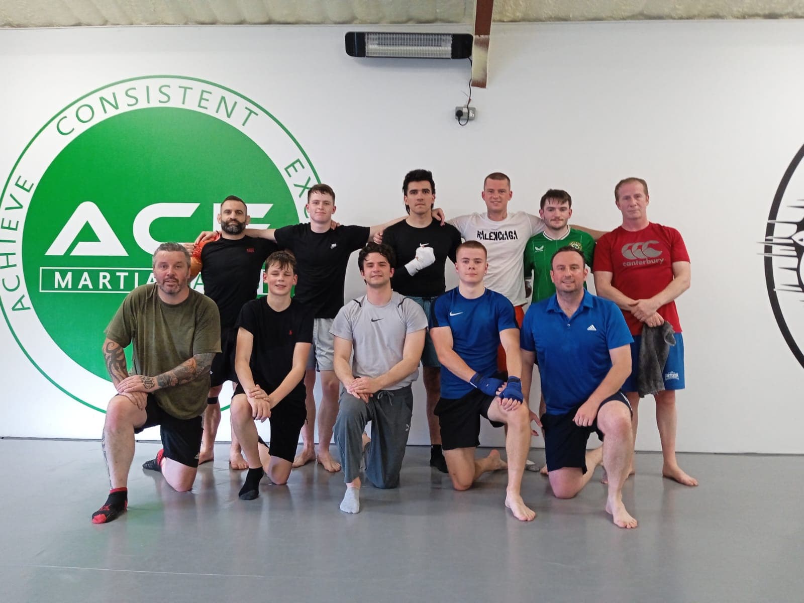 Adult boxing class in Maynooth — pad work and combinations